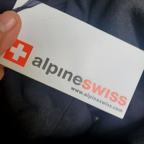 Alpine Swiss Duffy Womens Hooded Parka Fur Trim Wool Coat Toggle Button Jacket S - Picture 11 of 16